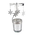 thumbnail image 1 of GUOOL Romantic Rotating Candle Holder Decoration Centerpieces Ornament Candlestick for Snowflake, 1 of 9