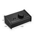 thumbnail image 3 of Passive Monitor Controller with XLR 3.5mm Inputs Outputs Supports Attenuation Control Mute Function, 3 of 4