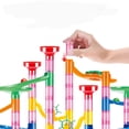thumbnail image 3 of FNNMNNR Track Roller Ball Building Blocks 3D Three-dimensional Maze Pipe Diy Assembled Building Blocks For 3+ Years Old, 3 of 7