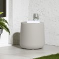 thumbnail image 1 of South Shore Dalya Round Outdoor Side Table, in Greige, 1 of 8