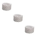 thumbnail image 1 of Thinsony Femmes Chic Perle Strass Stretch Bracelet Mariage Bal pour Mariée Blanc 6 Rangée 3Set, 1 of 6