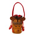 thumbnail image 1 of Decodeary Xmas Tree Pendent Gift Holder Candy Bag Exquisite Holiday Supplies Deer Shape, 1 of 6