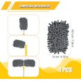 thumbnail image 2 of 4pcs Duster Refills for Swiffer, Microfiber Ceiling Fan Duster 360 Duster Refills Heavy Duty Hand Dusters for Cleaning Compatible with Swiffer (Grey), 2 of 6