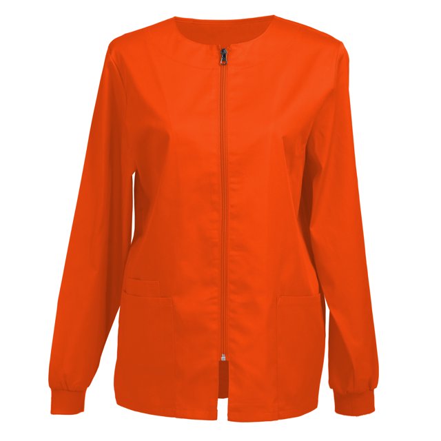 Veste d'Uniforme pour Femmes, Veste de Travail à Fermeture Éclair devant, Veste d'Échauffement