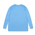 thumbnail image 3 of BADHUB Men's Long Sleeve Shirts Big & Tall Crew Neck Cotton Essential Pullover Athletic Performance Split Hem Sweatshirt Soft Causal Loose Top Spring Fall Deals L-5XL, 3 of 3