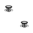 thumbnail image 2 of kurtrusly Stainless Steel Anti-scald Pot Cover Knob Replacement Household Kitchen Pan Lid Handle Upgrade Modified Accessories Black Small 2Set, 2 of 6