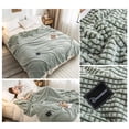 thumbnail image 4 of Soft And-friendly Blankets Milk Fleece Blankets Thicken Warm Siesta Fleece Blankets, 4 of 4