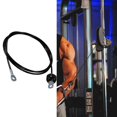 thumbnail image 3 of DIY Pulley Cable Home Gym Fitness Pulldown Cable Replacement, for Pulley System Fixed 1.4m, 3 of 8