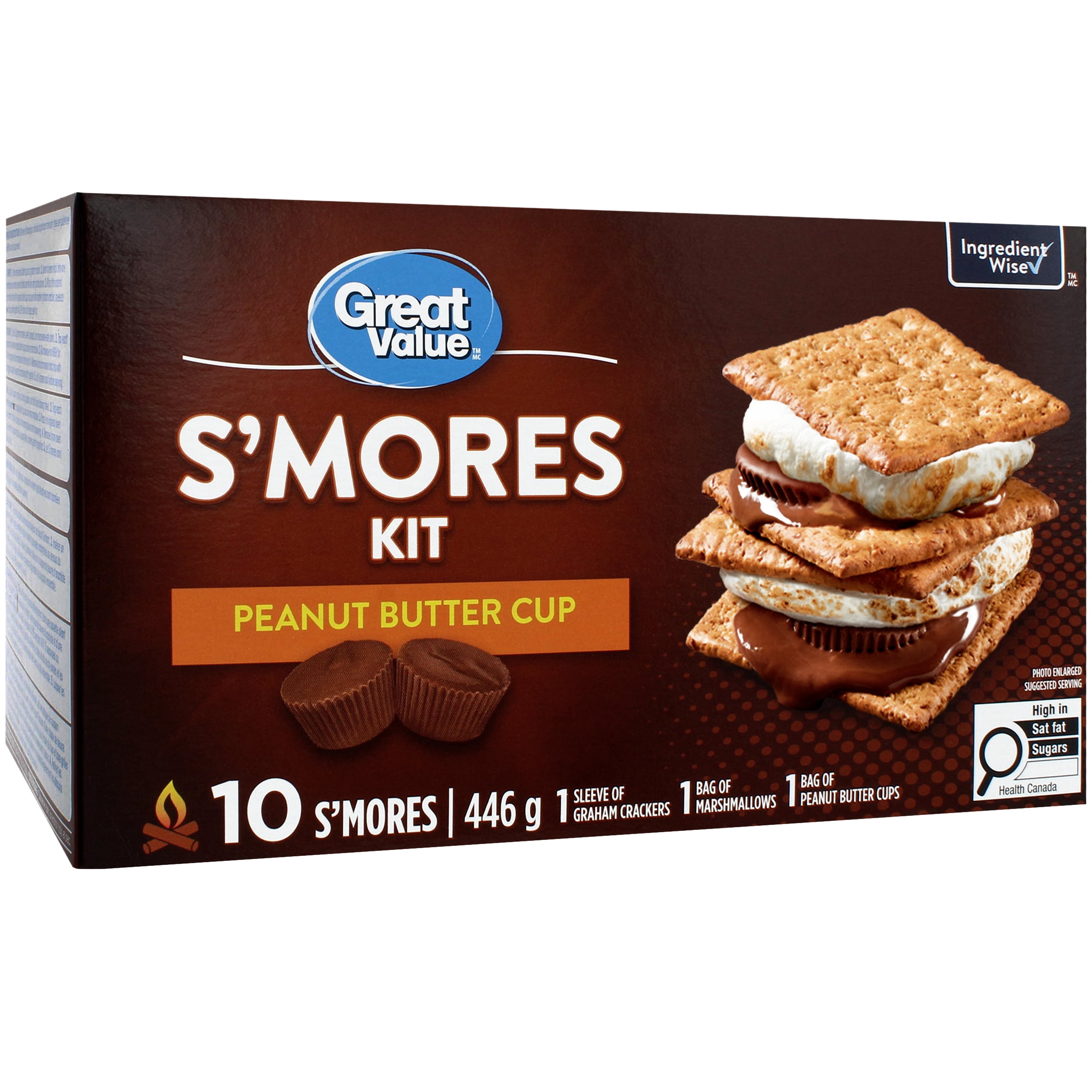 Great Value Peanut Butter Cup S’mores Kit