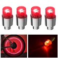 thumbnail image 1 of 4pcs Car Auto SUV Wheel Tire Tyre Air Valve Stem LED Light Caps Cover Accessories, 1 of 4