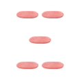 thumbnail image 3 of mmirethe Easy To Clean And Soft Bath Mat For Bathroom Floors Stylish Polyester Bathroom Carpet Bathroom Rugs watermelon red 5Set, 3 of 6
