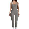 thumbnail image 2 of Mefallenssiah Spring and Fall Tight Waistband Sleeveless Neck Long Jumpsuit, 2 of 6
