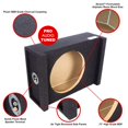 thumbnail image 4 of Atrend Bbox 12AME 12-Inch Single Sealed Shallow Mount Downfire Enclosure, black (12AME*), 4 of 10