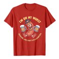 thumbnail image 4 of LUOGENLI T-shirts pour Femme pour Femmes T-Shirt Mode pour Dames T-Shirt Décontracté Imprimé Col Rond Manches Courtes Haut pour l'Été Amusant T-shirts Amusants pour Femmes T-shirts Graphiques Saint-Valentin Rouge TG, 4 of 4