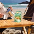 thumbnail image 2 of Large Capacity Plastic Beverage Dispenser with Tap and Lid, 2.3L Drink Container for Lemonade, Juices, and Fruit Tea, Durable ABS Material for Home, Parties, and Outdoor Use, 2 of 8