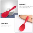 thumbnail image 4 of Weiweiguan 1Pc Silica Gel Rice Spoon Non-stick Rice Spoon Soup Rice Spoon Supply (Red), 4 of 7