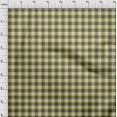thumbnail image 3 of oneOone Viscose Chiffon Light Yellow Fabric Gingham Check Sewing Material Print Fabric By The Yard 42 Inch Wide, 3 of 4