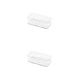 thumbnail image 2 of relayinert Drawer Storage Box Stationery Multi-purpose Cosmetics Sundries Organizer Tray Home Bedroom Kitchen School Classroom Medium 2Set, 2 of 6