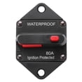 thumbnail image 2 of DC 32V Circuit Breaker with Switch Manual Reset Waterproof for Car Marine Boat Truck Bus RV ATV, 2 of 7