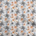 thumbnail image 1 of oneOone Rayon Orange Fabric Sea Life Pattern Craft Projects Decor Fabric Printed By The Yard 56 Inch Wide, 1 of 5