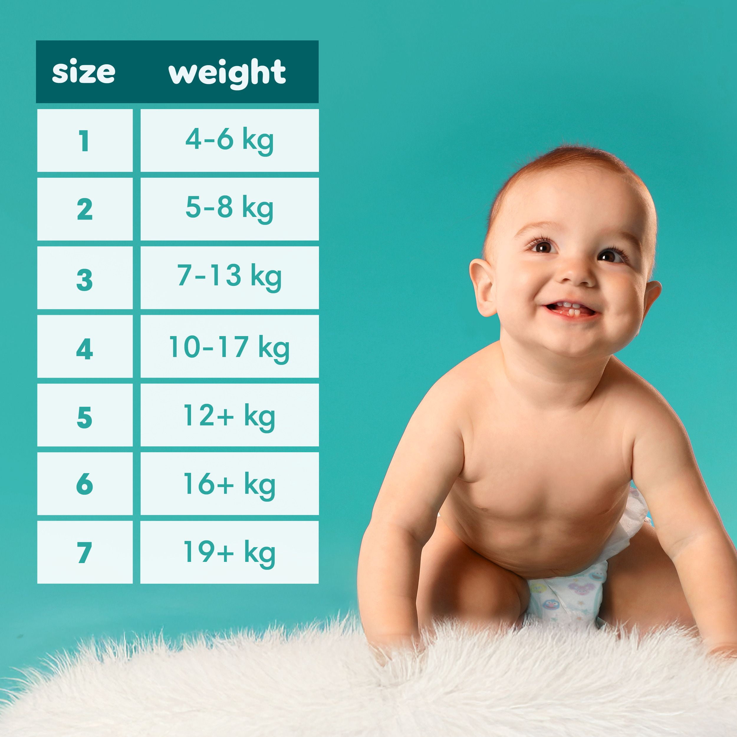 Pampers Baby Dry Ultra Couches, Taille (- lbs
