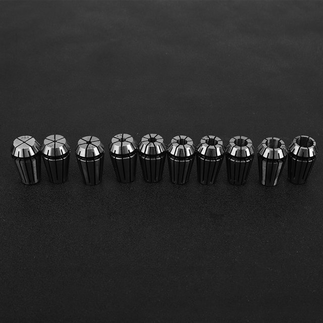 Chuck, 10Pcs CNC ER16 Chuck, Milling Machine For Engraving Machine Industrial Equipment Industrial Machine
