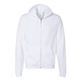 thumbnail image 1 of American Apparel Sweat à Capuche Zippé Complet en Polaire Flex Unisexe, 2TG, Blanc, 1 of 2