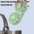 thumbnail image 3 of Portable Fan Handheld With Built-in Battery 10.04 in x 3.15 in Silent Double Headed Foldable Mini USB Charging, 3 of 6