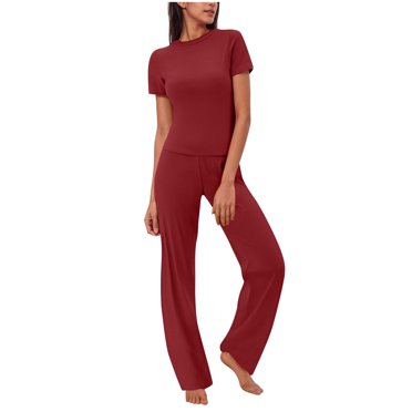 Yanlir Ensemble de Sport Décontracté Confortable Sans Coutures pour Femme, Couleur Unie, Deux Pièces, Chandails Sans Manches à Col Rond, Ensemble de Yoga, Shorts, Ensemble de Mise en Forme (Vert Armée, TG)