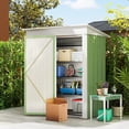 thumbnail image 2 of Outsunny Remise de Jardin 5 X 3 Pi, Petit Modèle avec Tablette Réglable, Vert, 2 of 10