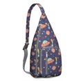 thumbnail image 1 of Nebula Cloud Crossbody Bag - Cosmic Dust & Stars Pattern (Breathable), 1 of 4