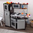 thumbnail image 2 of Uptown Espresso Play Kitchen with 30-Piece Play Food, 2 of 8
