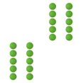 thumbnail image 4 of Baohd EVA Foam Golf Swing Exercises Practice Training Balls Golfing Skills Green 42mm 2Set, 4 of 6