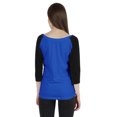 thumbnail image 2 of Inkmeso T-Shirt Raglan pour Femmes à Manches 3/4 Heureux Motivationnel Citation Nothing Haut en Jersey Graphique, 2 of 7