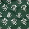 thumbnail image 4 of oneOone Coton Biologique Popeline Sergé Feuilles & Imprimé Floral BTY 42 Pouces de Large, 4 of 4