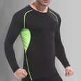 thumbnail image 5 of asjyhkr Mens Compression Shirts Long Sleeve Workout Athletic Running T Shirts Summer Quick Drying Performance Tops for Sports, 5 of 5