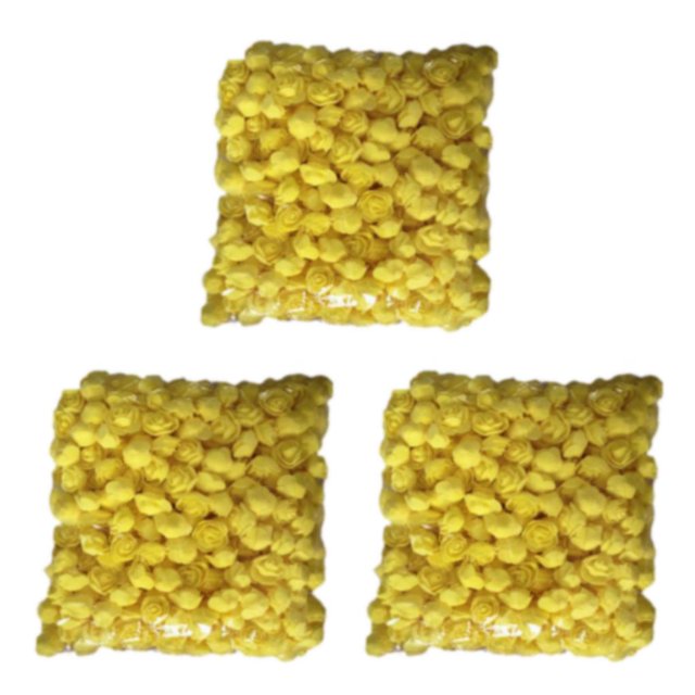 Transemion 500pieces Wreath Wedding House Decor Lasting Impression With These Exquisite yellow 3Set
