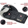 thumbnail image 1 of RDX Boxing Gloves Maya Hide Leather, Muay Thai Kickboxing MMA Sparring Training, Advanced TAKKA Closure, Padding, Punch Bags Speed Ball Focus Pads Workout, Men Women 10 12 14 16oz, 1 of 7