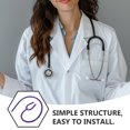 thumbnail image 3 of Miangastore 2pcs Plastic Tube Stethoscope Extension Replacement Y-Shaped Tube Stethoscope Adapter Stethoscope Plastic Tubes Plastic Extension Tube, 3 of 8