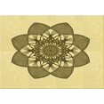 thumbnail image 1 of Ahgly Company Tapis Rectangulaire Lavable en Machine Intérieur Transitionnel Récolte Or, 5 Pieds x 8 Pieds, 1 of 7