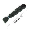 thumbnail image 3 of EGNMCR Perruques Cheveux Humains Extensions de Cheveux Tressés 24 Pouces Fibre Synthétique Haute Température, Cheveux de Tressage Pré-Étirés pour Femmes Tressage Ombré, 3 of 3