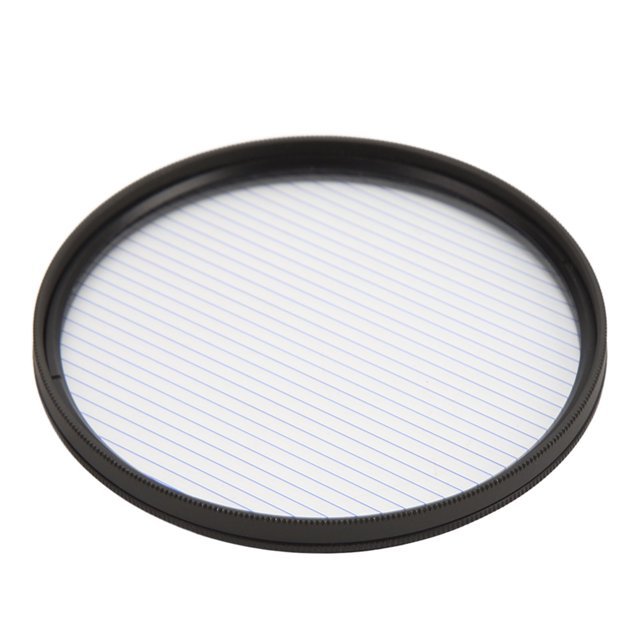 Anamorphic Light Flare Effect Filter, Blue Streak Effect Lens Filter Wear Proof For Movies