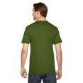 thumbnail image 2 of American Apparel T-Shirt en Jersey Fin, 2TG, Olive, 2 of 3