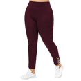 thumbnail image 1 of Pantalons de Mode pour Femmes Couleur Unie Taille Serrée et Fessier Relevé, 1 of 5