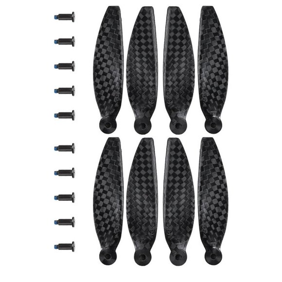 MesaSe 4x For DJI Mavic Mini 2/Mini SE Compatible Propellers Carbon Fiber Good Dynamic Balance Easy Installation