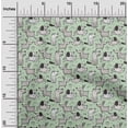 thumbnail image 2 of oneOone Polyester Lycra Mint Green Fabric Dog Sewing Craft Projects Fabric Prints By Yard 56 Inch Wide, 2 of 4