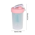 thumbnail image 2 of Ohufall 300ML Handheld Sports Water Tumbler - Protein Powder Shaker Cup With Scale & Stirrer, 2 of 3