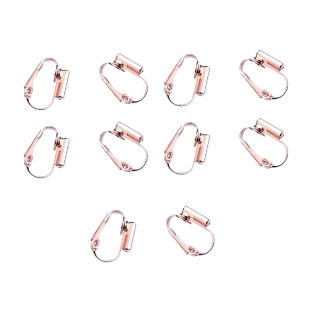 fastboy 10 Pcs Clips d'Oreilles Convertisseurs Accessoires Boucles d'Oreilles Fait Main à la Mode Boucles d'Oreilles Type12
