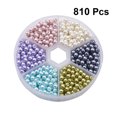thumbnail image 5 of 1 Lot de 4mm Perles Rondes en Verre DIY Perles Colorées Perles d'Espacement Accessoires pour Fabrication de Bijoux DIY (Style Mixte 3, Environ 810 Pcs), 5 of 5