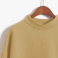 thumbnail image 4 of 2025 Chandails Molletonnés Unis pour Femme Chandail à Manches Longues pour Femmes Logo oneck Tricoté Décontracté Coton Col Rond Chandail Molletonné Uni Chandails Épais Automne Hiver Ample Grande Taille Chandails à Capuchon pour Femmes, 4 of 5